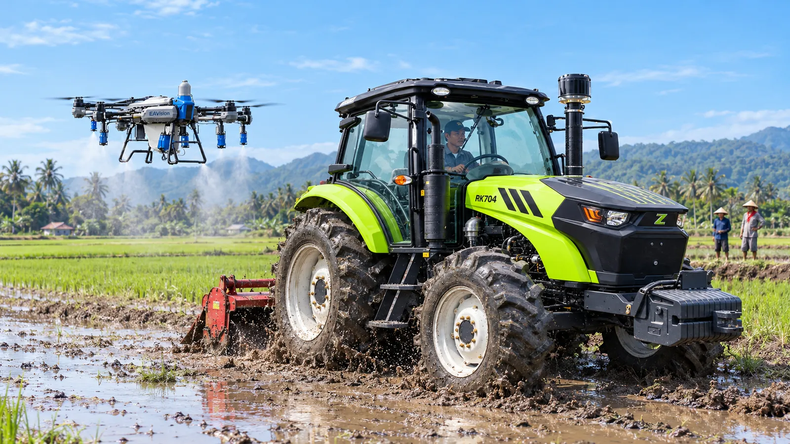 Kejar Swasembada Pangan 2027: Mengapa Traktor, Combine Harvester, dan Drone Kini Jadi Kebutuhan Utama Petani